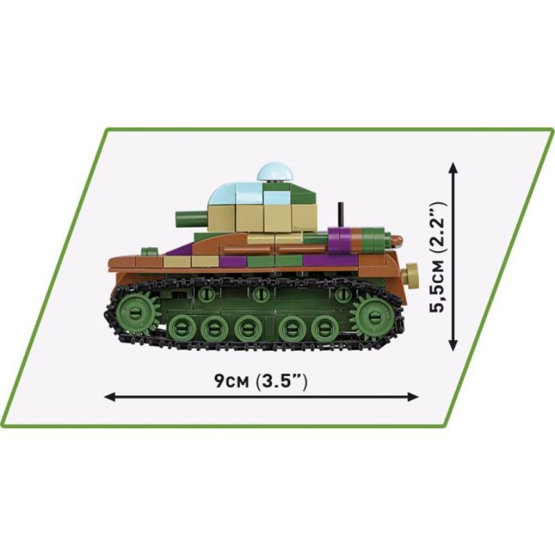 COBI 2740 Renault R35 - Valentine IX - Panzer I
